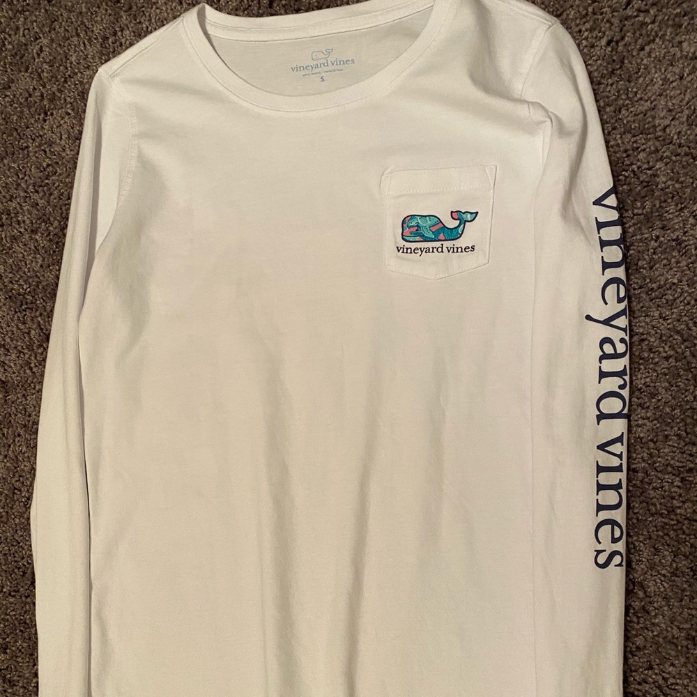 Vineyard Vines Long Sleeve Pocket Tee